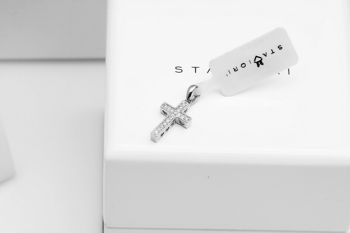 Złoty wisiorek WBD1902 - Diament